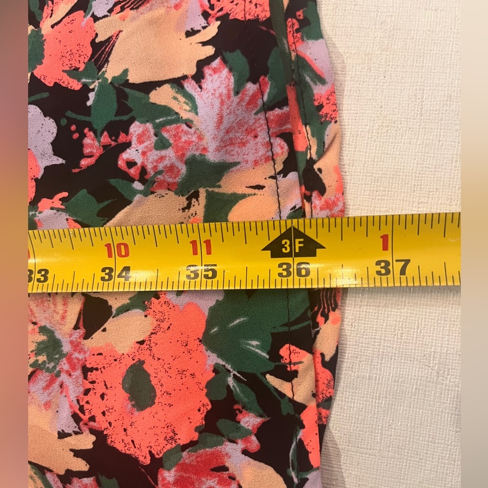 J.Crew mercantile bright Floral Sleeveless ruffle Dress. So pretty! - Picture 8 of 8